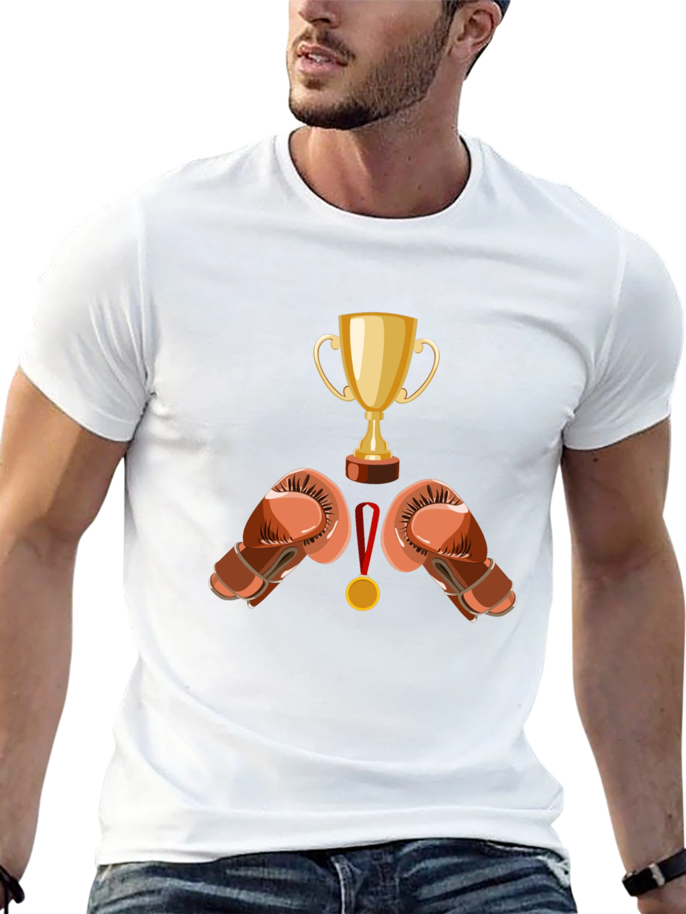 Boxing Champ Black T-Shirt