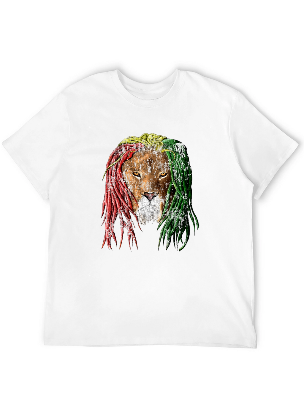 Rasta Lion T-Shirt - Reggae Inspired Graphic Tee
