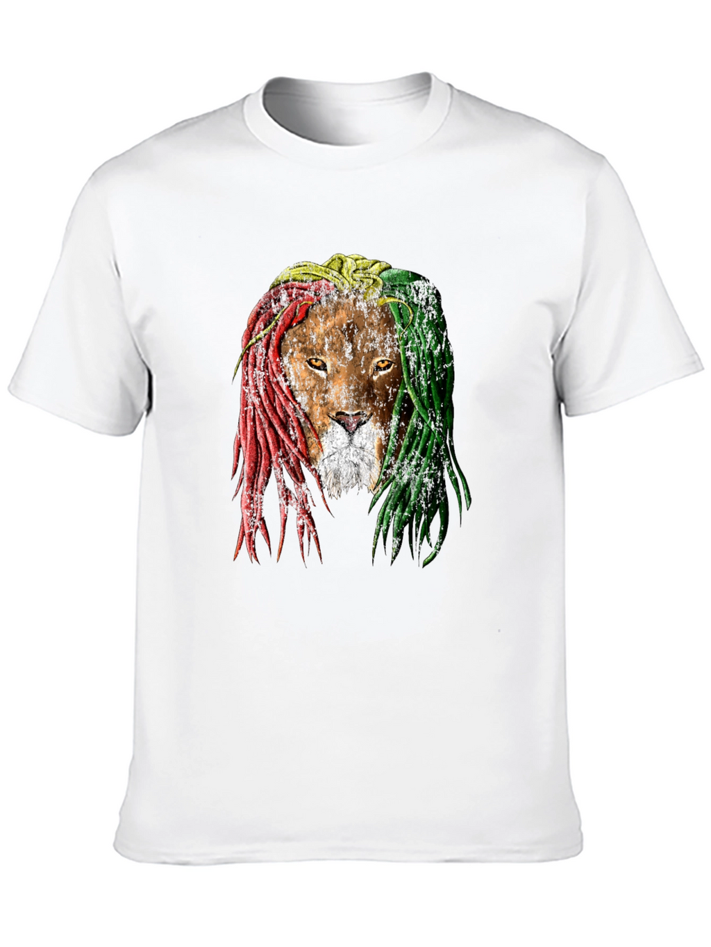 Rasta Lion T-Shirt - Reggae Inspired Graphic Tee
