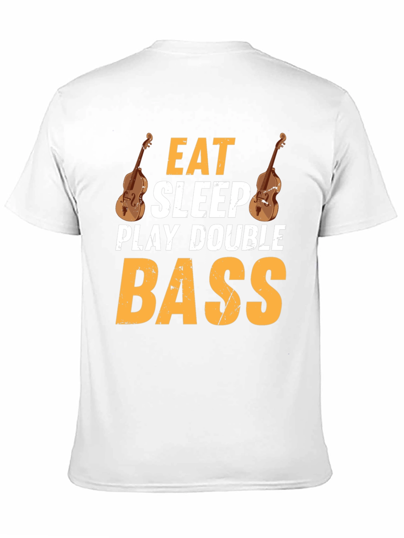 Eat Sleep Play Double Bass Black T-Shirt