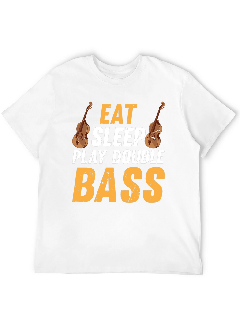 Eat Sleep Play Double Bass Black T-Shirt