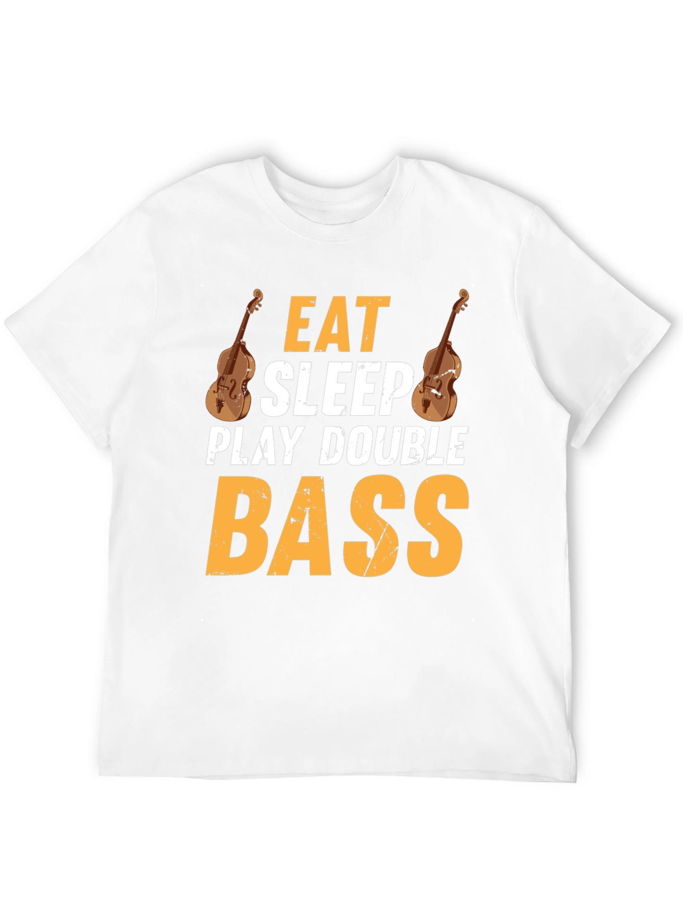 Eat Sleep Play Double Bass Black T-Shirt
