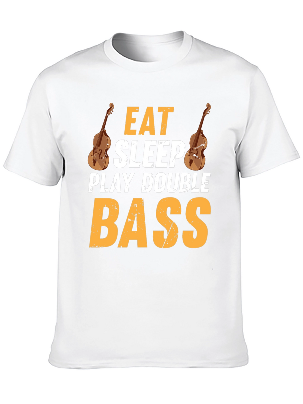 Eat Sleep Play Double Bass Black T-Shirt