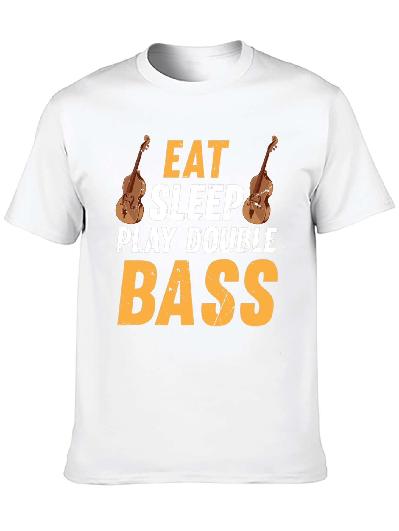 Eat Sleep Play Double Bass Black T-Shirt