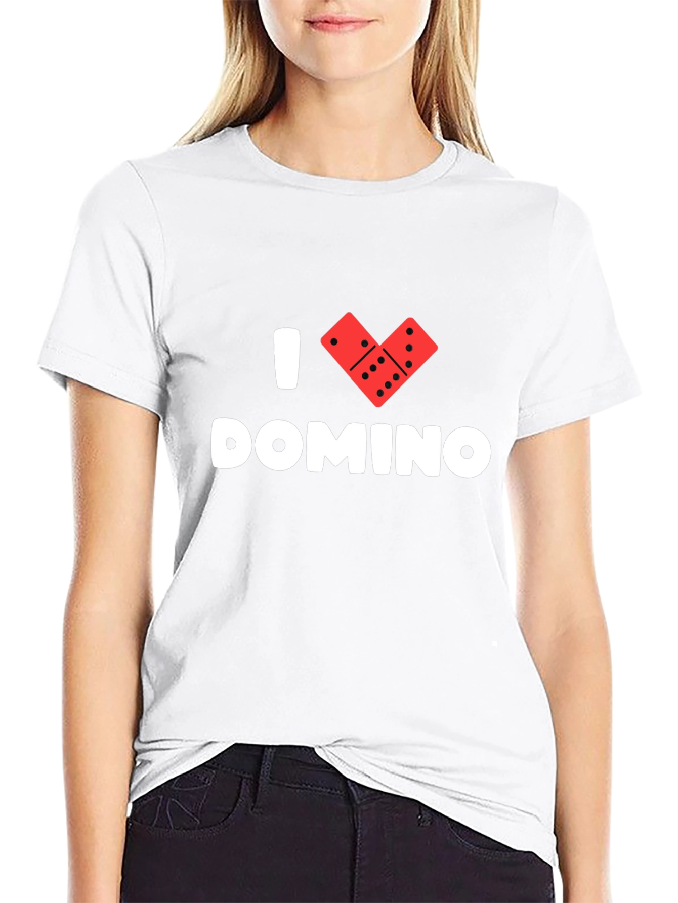 I Love Dominoes Graphic Tee