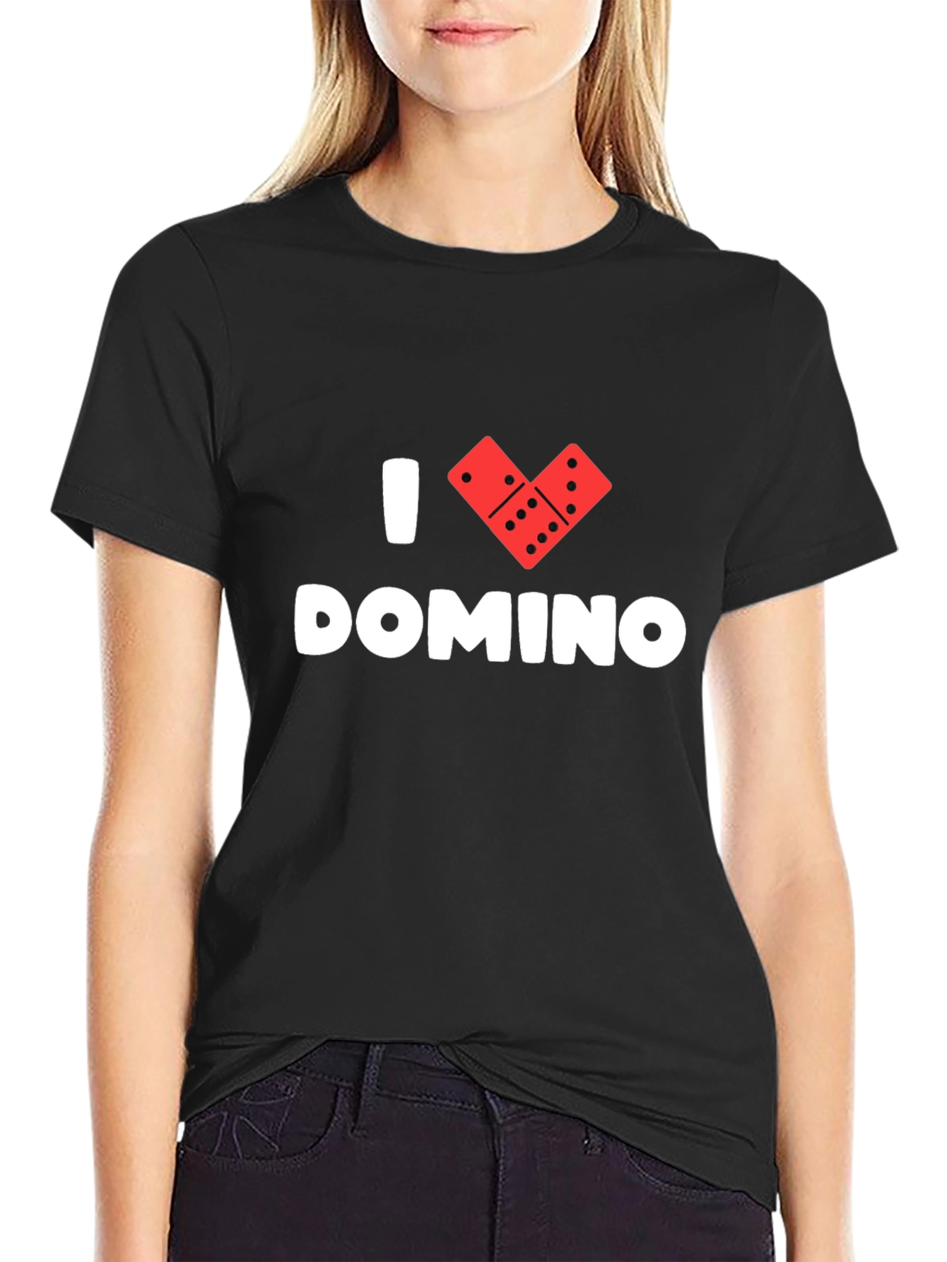 I Love Dominoes Graphic Tee