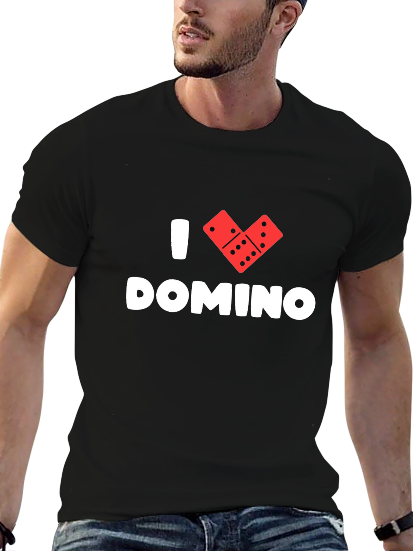 I Love Dominoes Graphic Tee