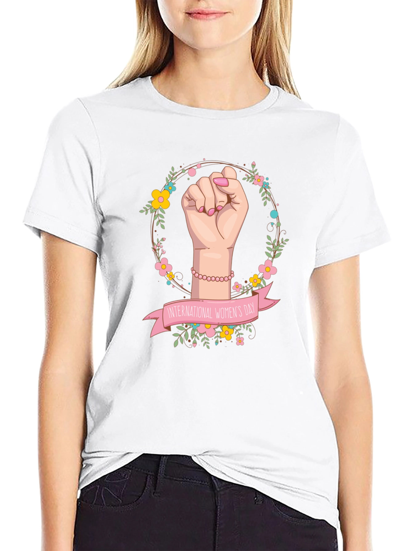 Feminist Power T-Shirt International Womens Day Tee
