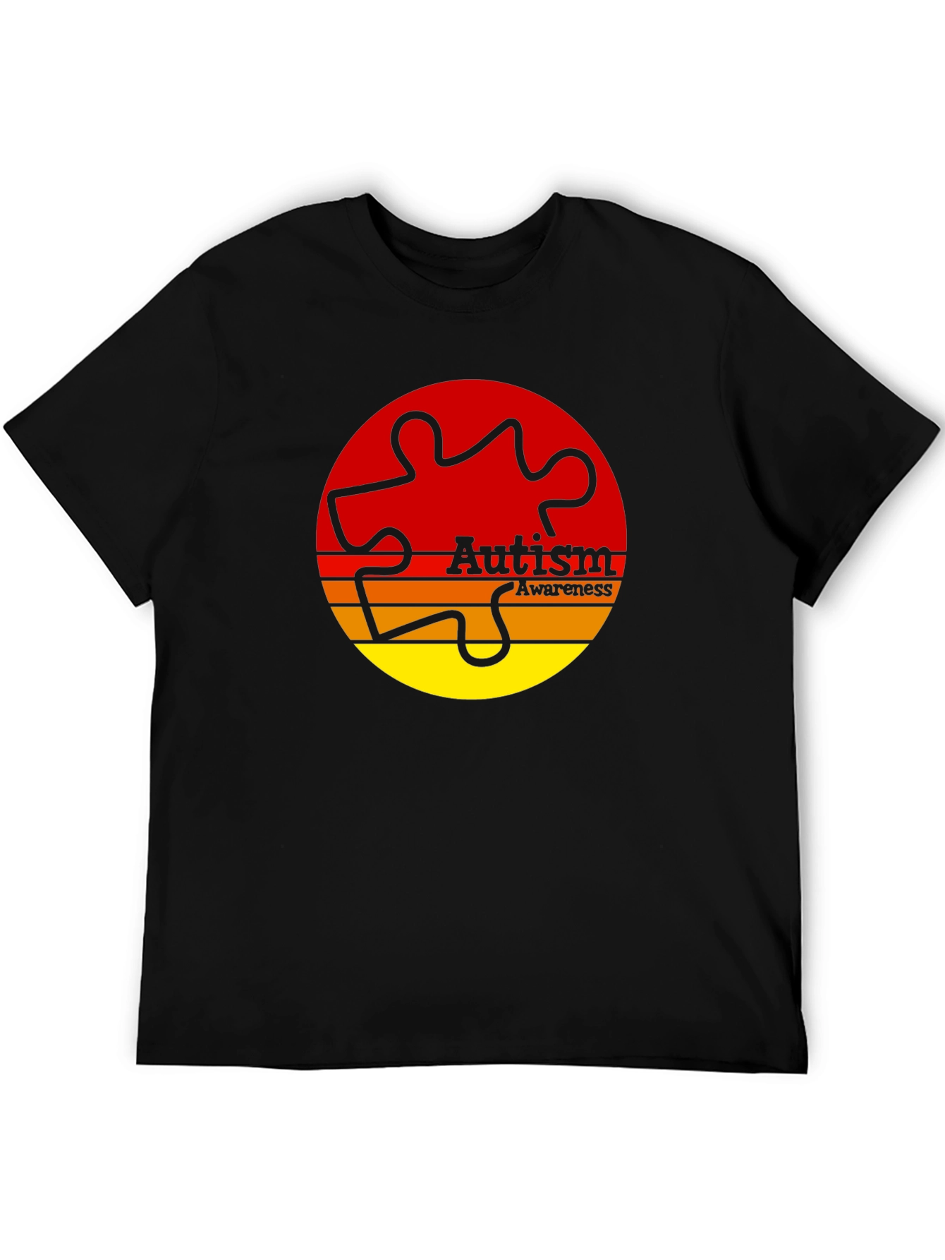 Autism Awareness T-Shirt Puzzle Piece Graphic Tee