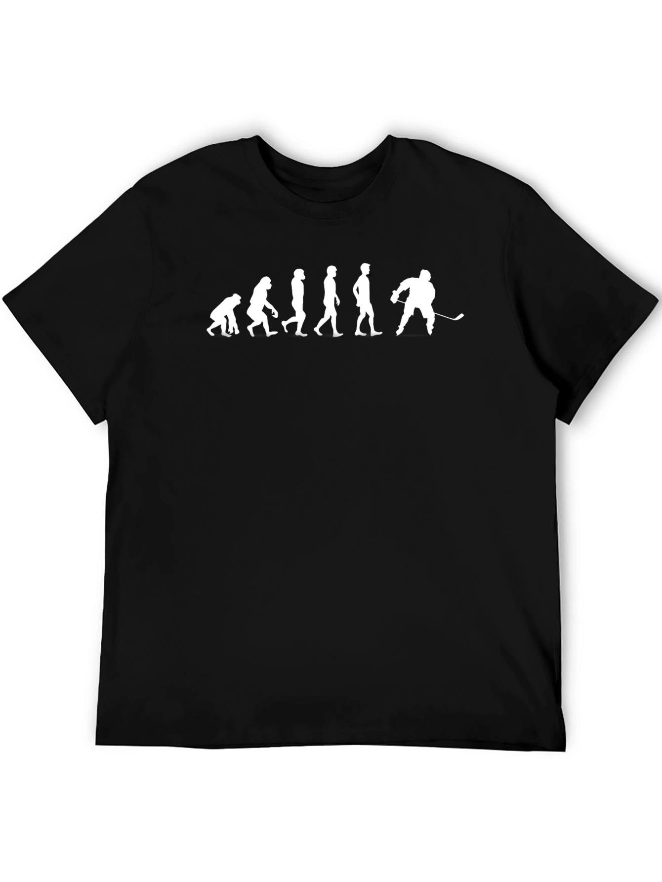 Evolution of Hockey Black T-Shirt