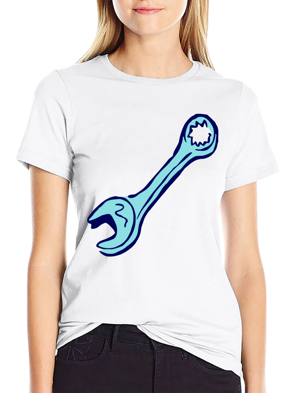 Wrench Graphic Tee - Cool Mechanic Shirt