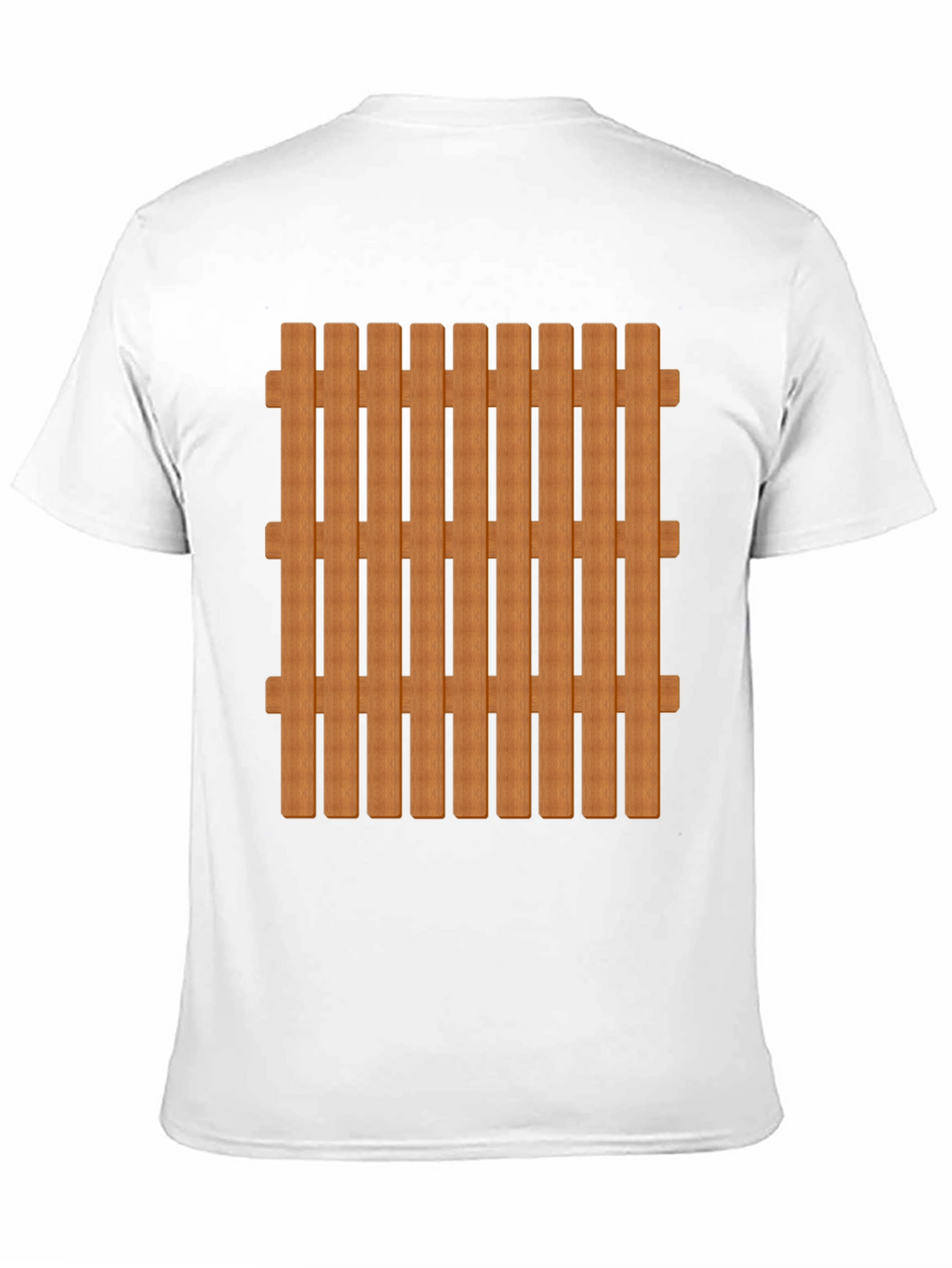 Novelty Fence T-Shirt - Black Cotton Blend