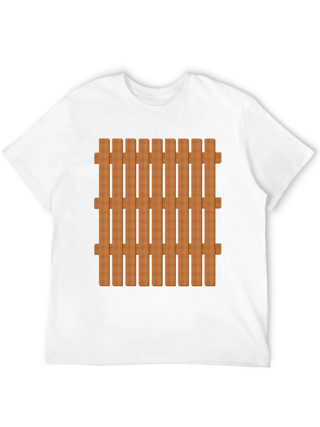 Novelty Fence T-Shirt - Black Cotton Blend