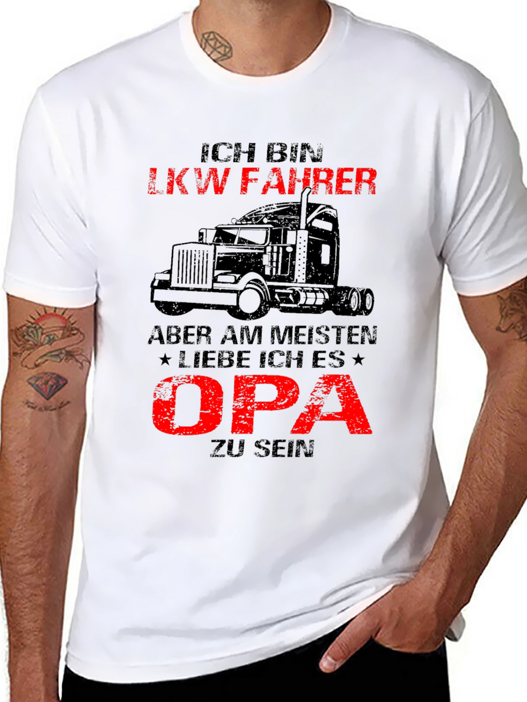 Trucker Grandpa T-Shirt - Im a Trucker Grandpa!