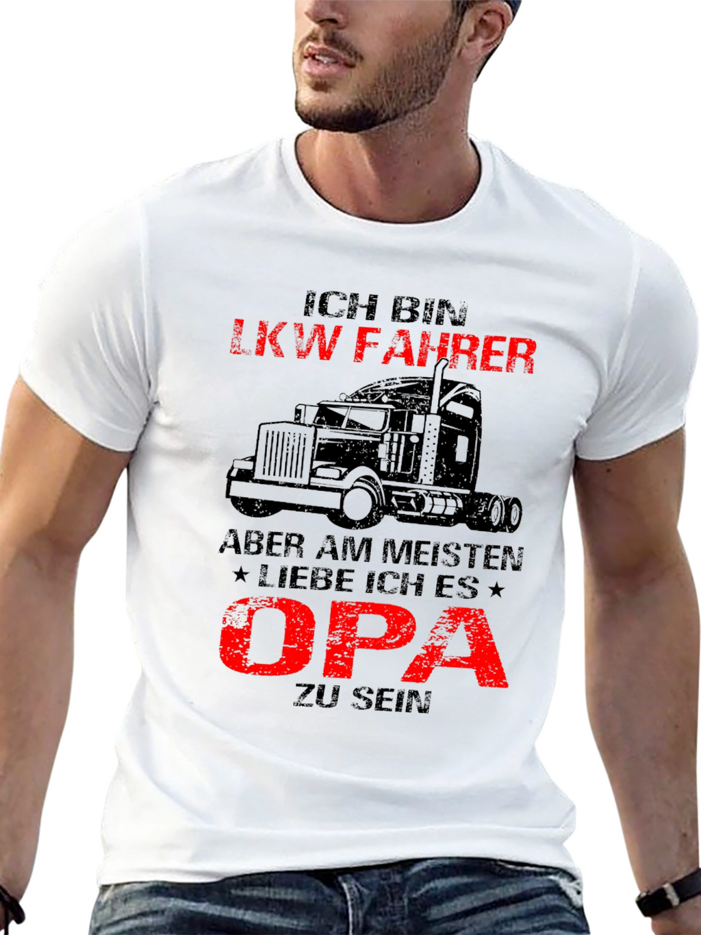 Trucker Grandpa T-Shirt - Im a Trucker Grandpa!