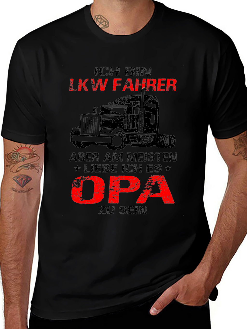 Trucker Grandpa T-Shirt - Im a Trucker Grandpa!