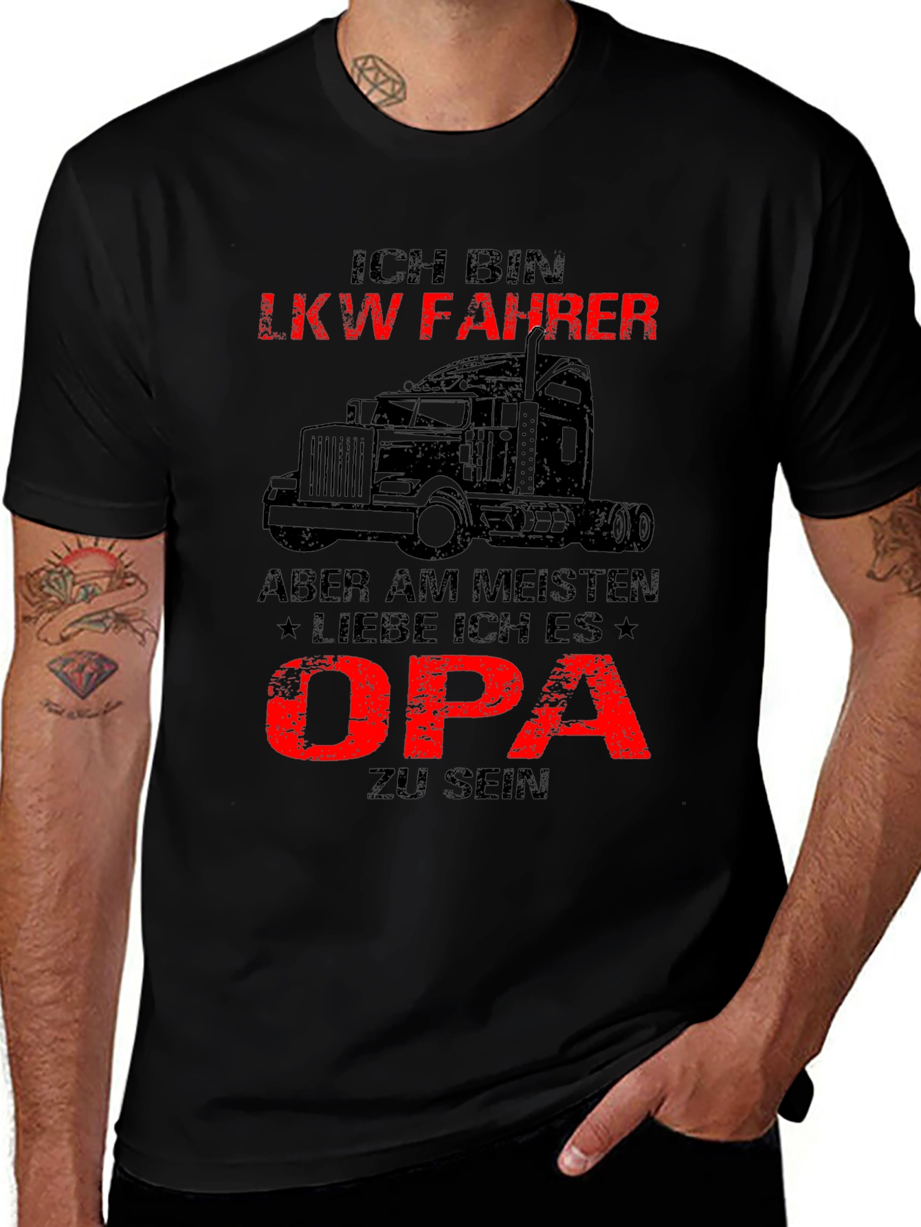 Trucker Grandpa T-Shirt - Im a Trucker Grandpa!