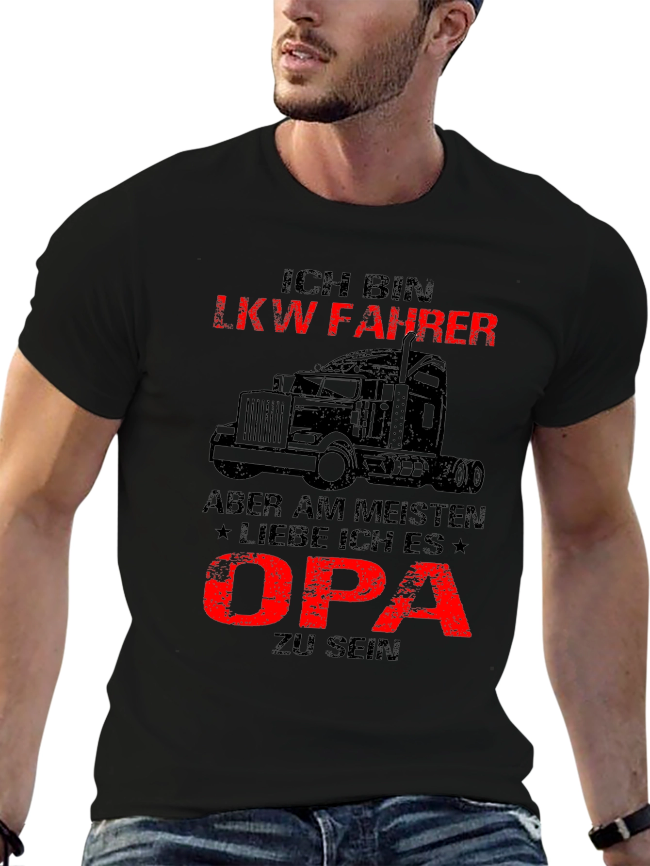 Trucker Grandpa T-Shirt - Im a Trucker Grandpa!