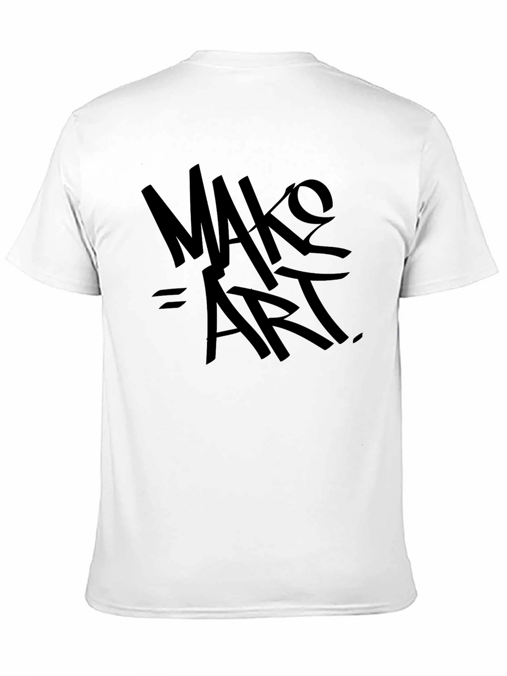 Make Art Black T-Shirt - Artistic Expression