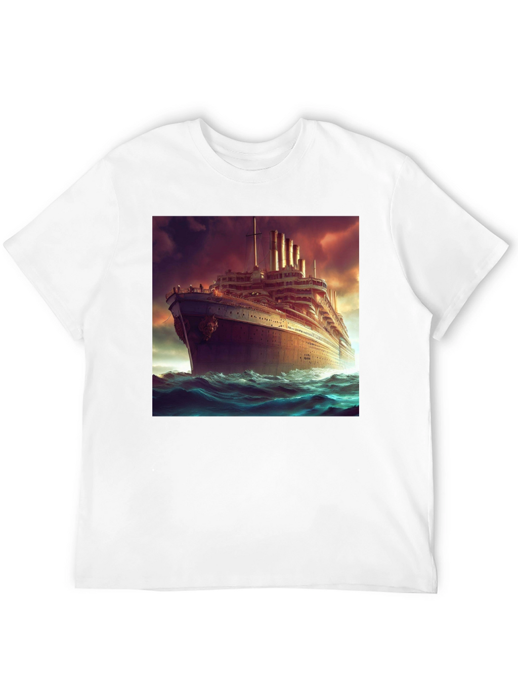 Titanic Graphic Tee - Sea Voyage T-Shirt