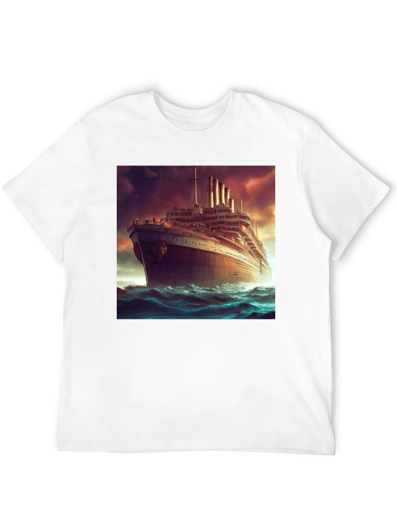 Titanic Graphic Tee - Sea Voyage T-Shirt