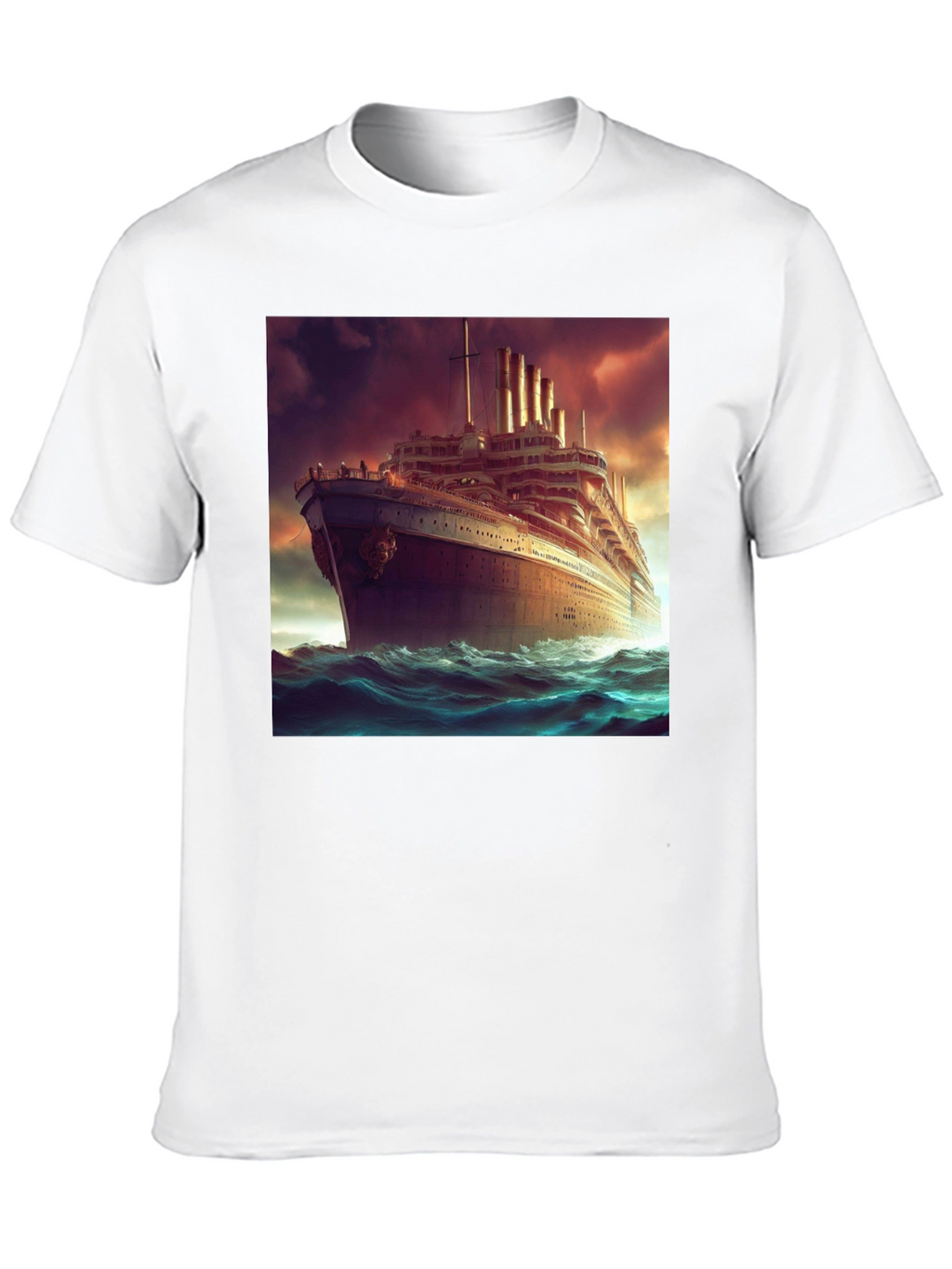Titanic Graphic Tee - Sea Voyage T-Shirt