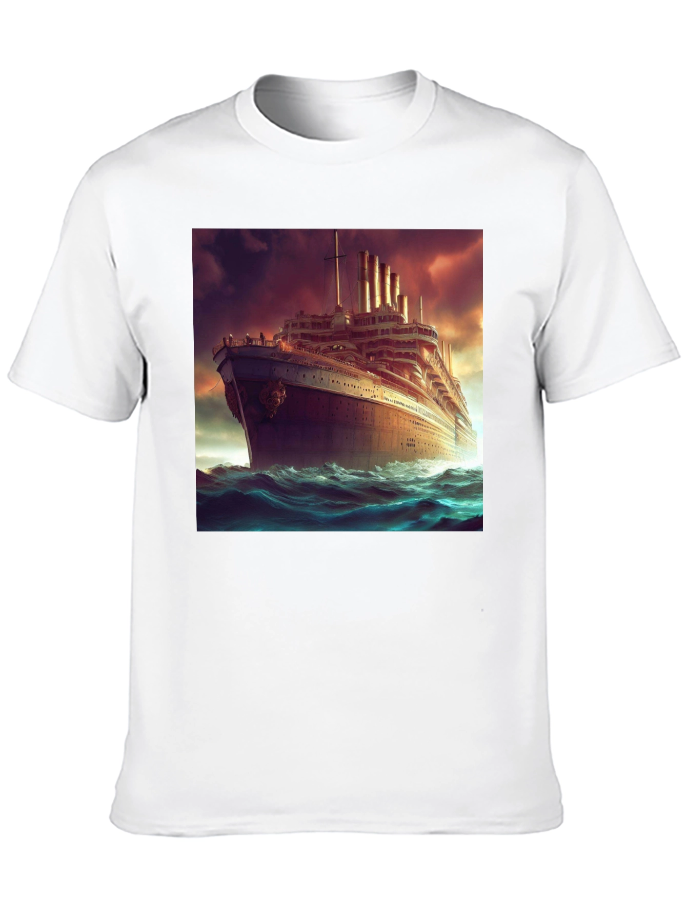 Titanic Graphic Tee - Sea Voyage T-Shirt