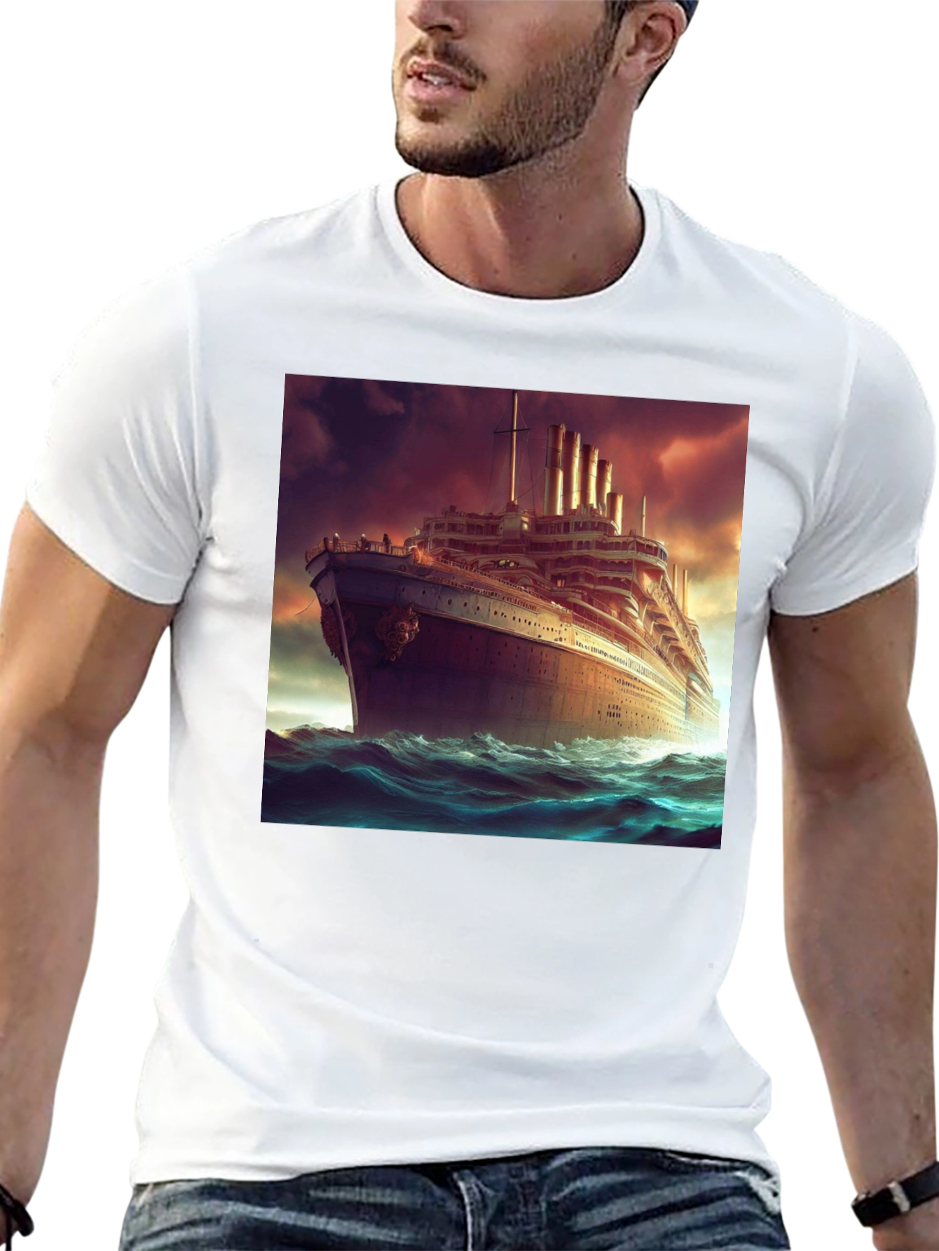Titanic Graphic Tee - Sea Voyage T-Shirt