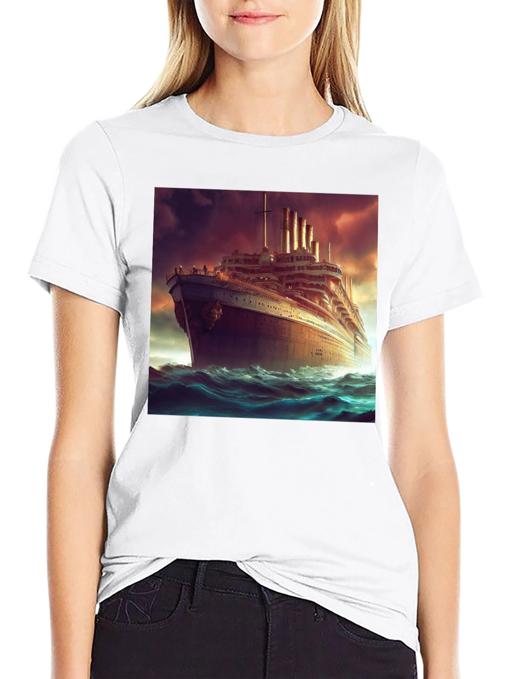 Titanic Graphic Tee - Sea Voyage T-Shirt