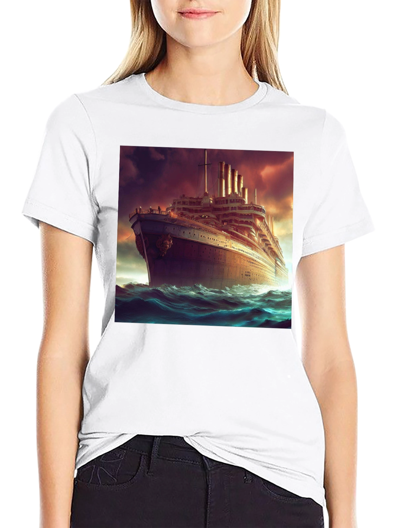 Titanic Graphic Tee - Sea Voyage T-Shirt