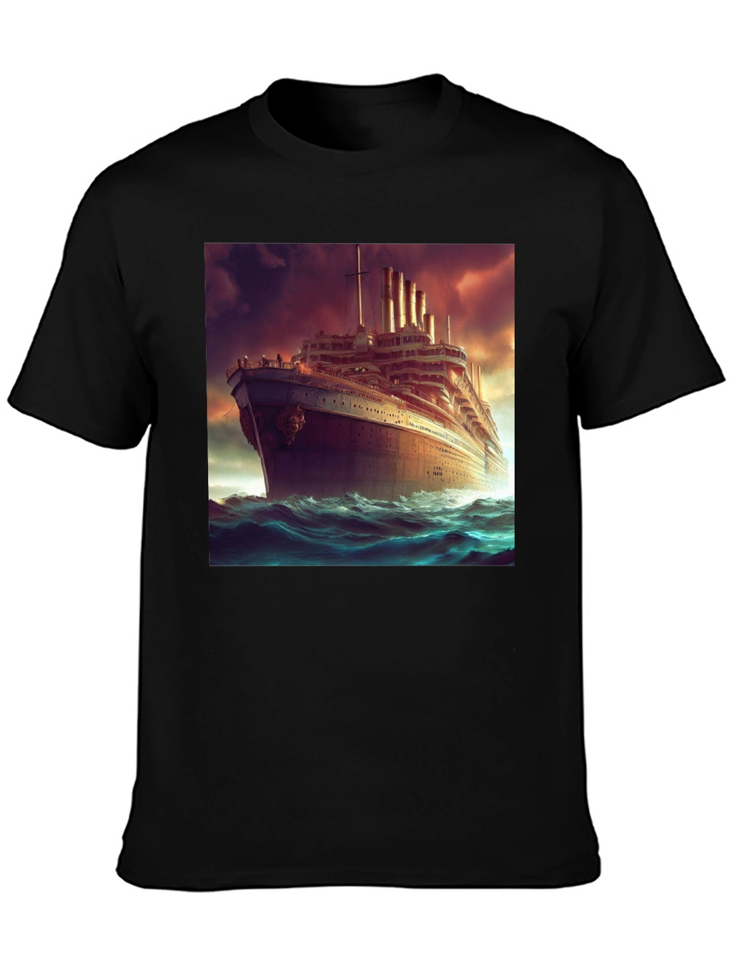 Titanic Graphic Tee - Sea Voyage T-Shirt
