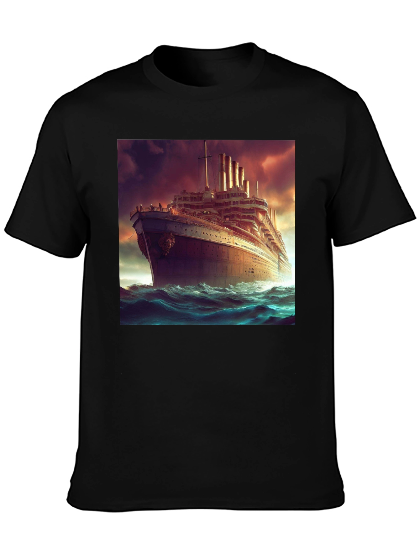Titanic Graphic Tee - Sea Voyage T-Shirt