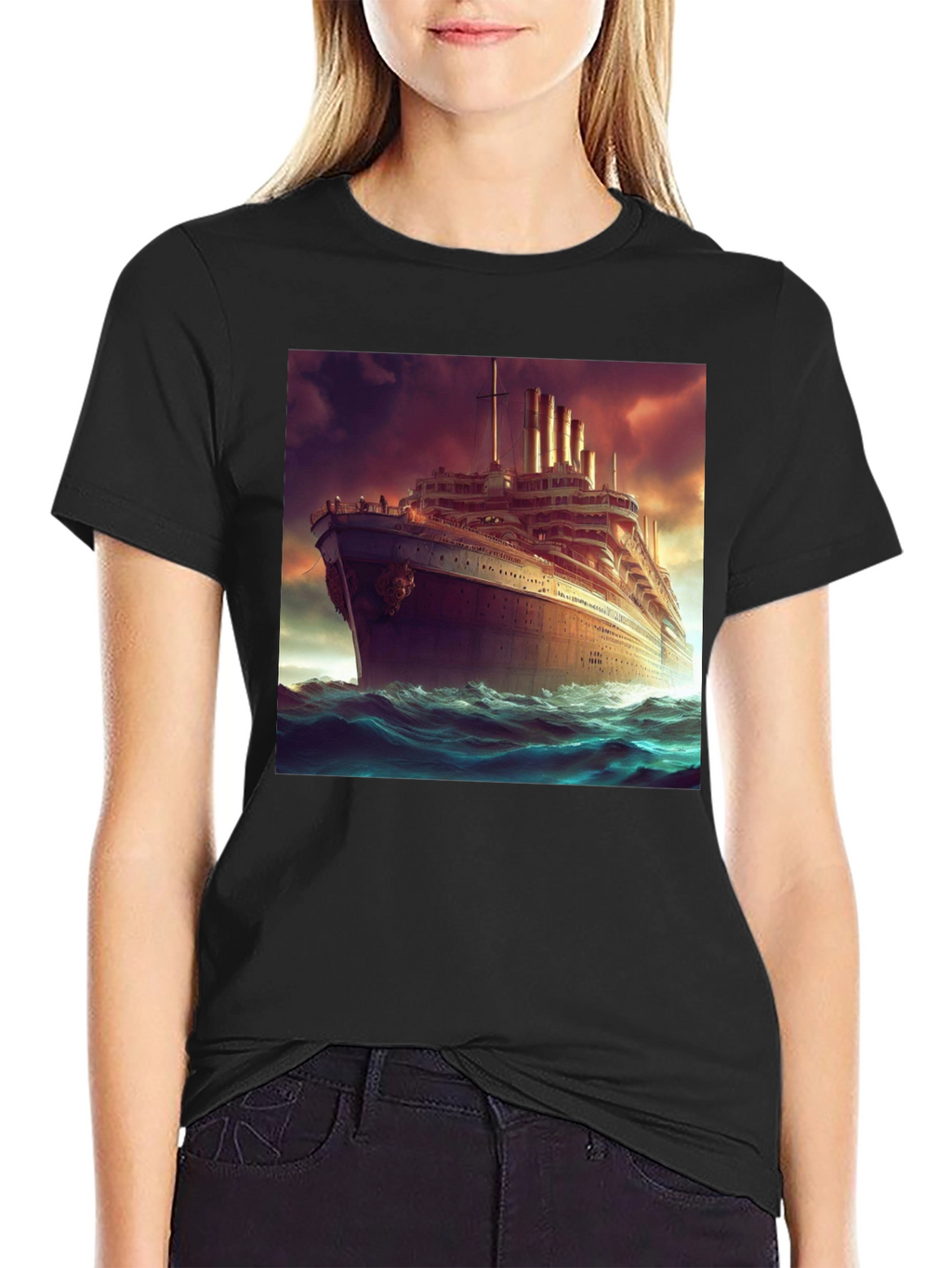 Titanic Graphic Tee - Sea Voyage T-Shirt