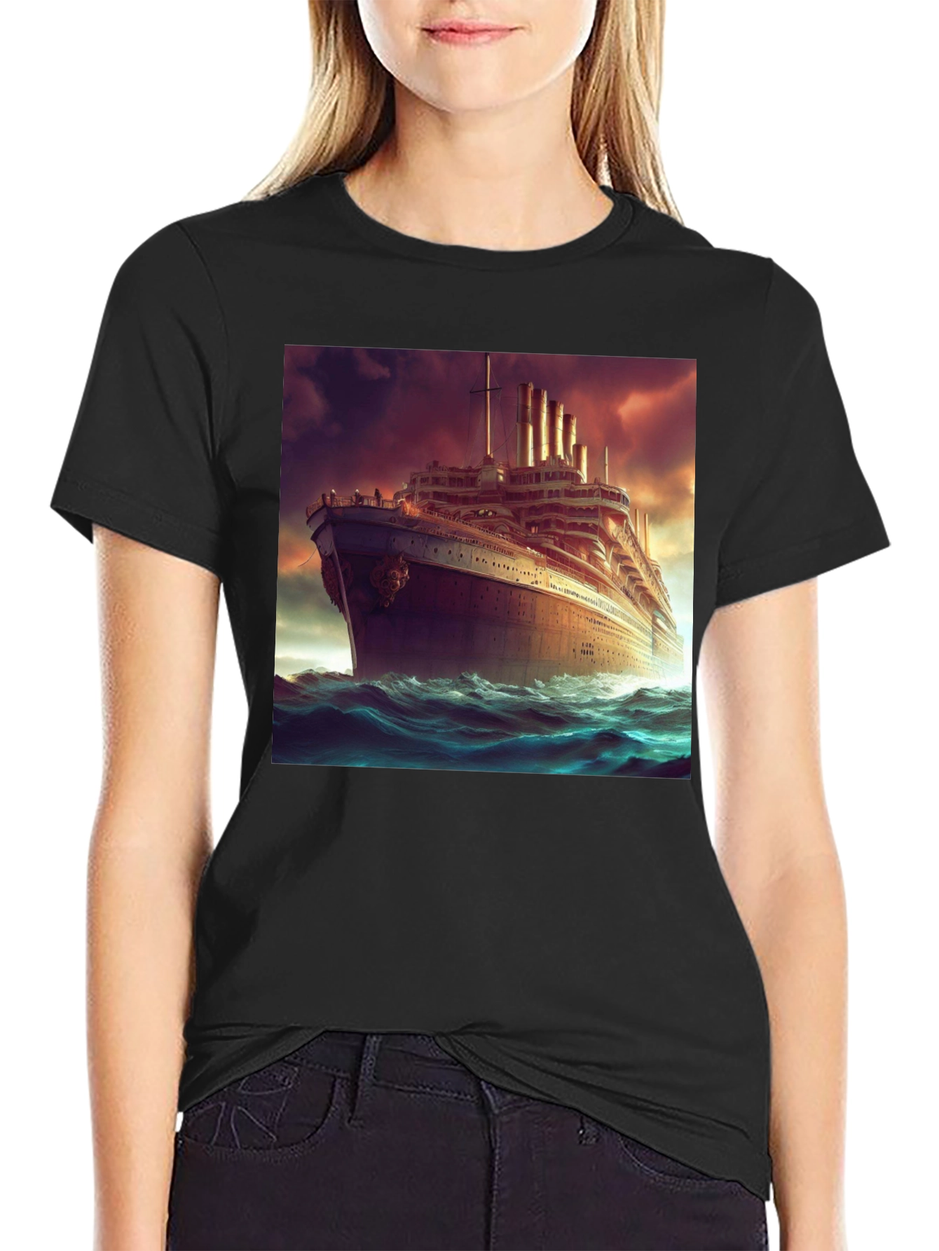 Titanic Graphic Tee - Sea Voyage T-Shirt