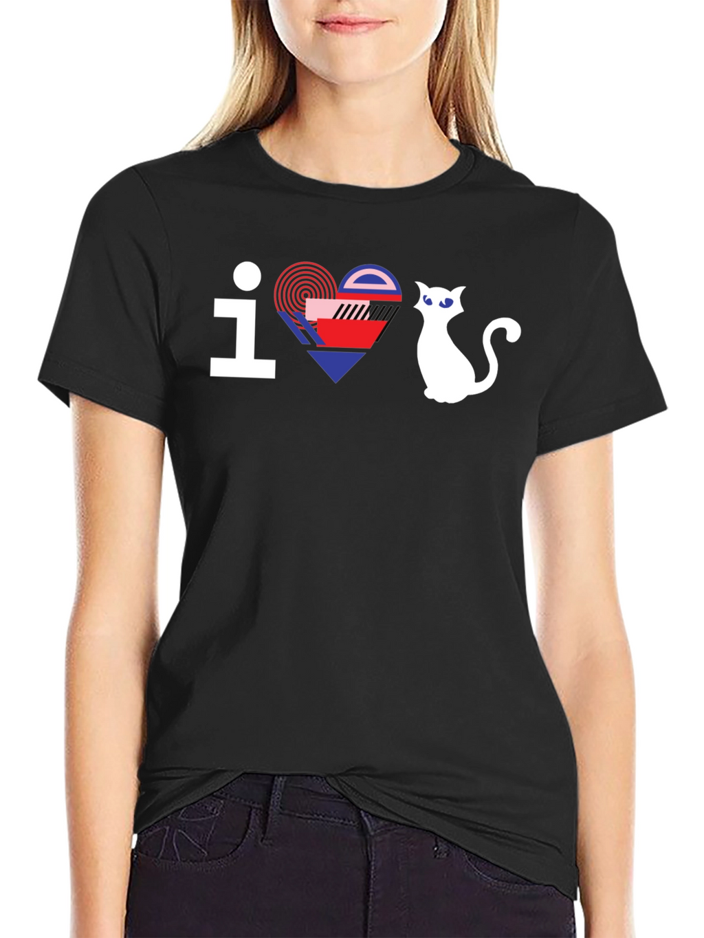 I Love Cats Graphic Tee - Modern Design