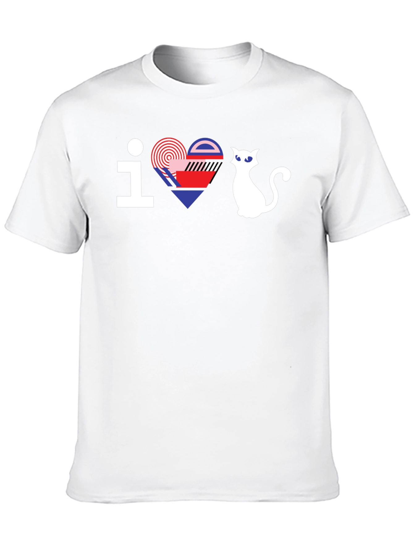 I Love Cats Graphic Tee - Modern Design
