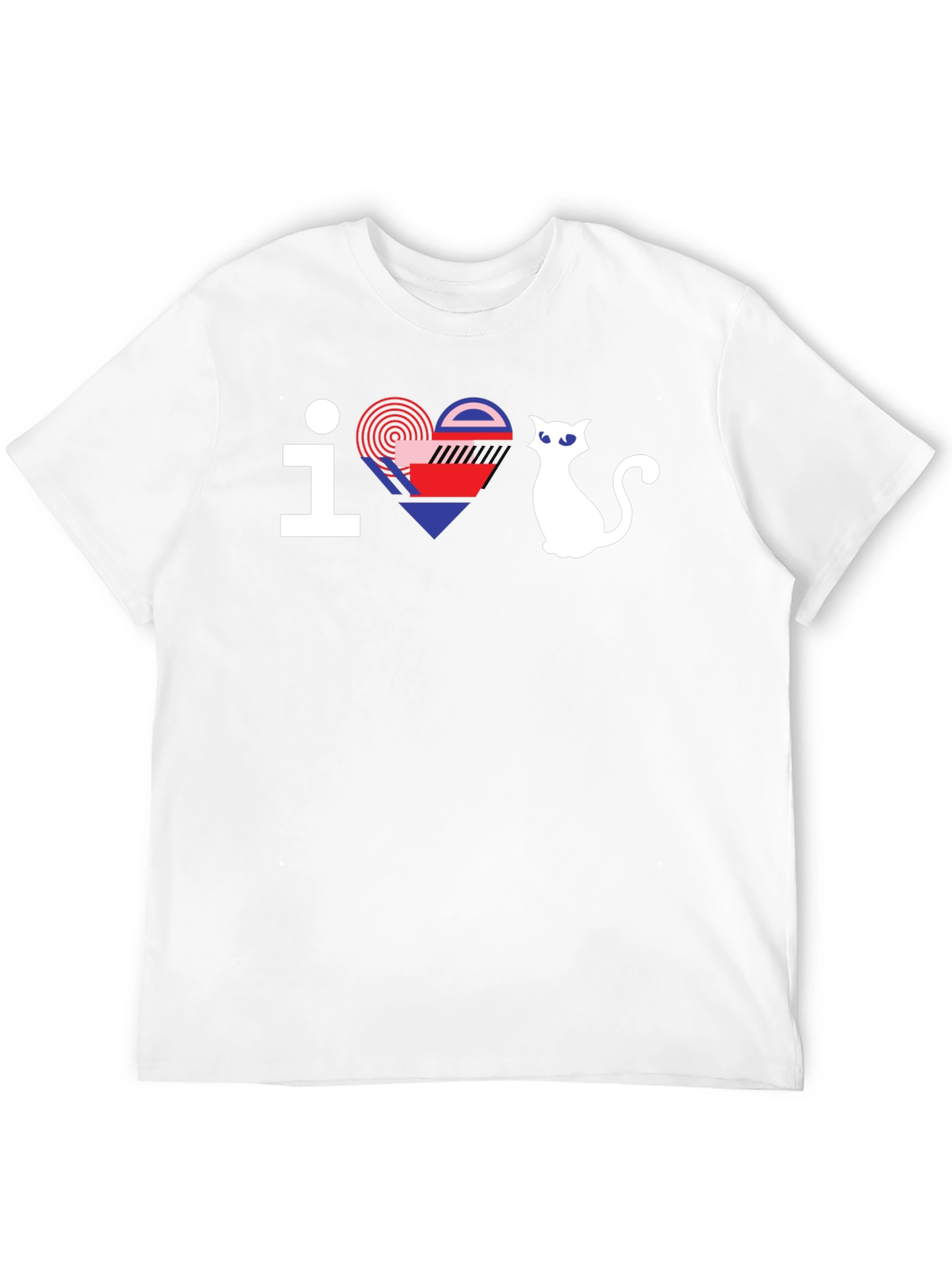 I Love Cats Graphic Tee - Modern Design