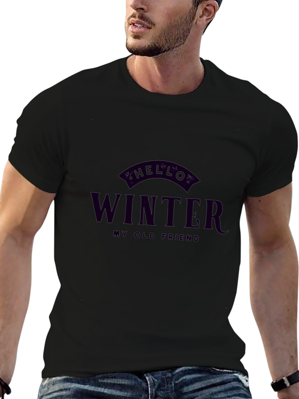 Hello Winter T-Shirt - Unisex Graphic Tee