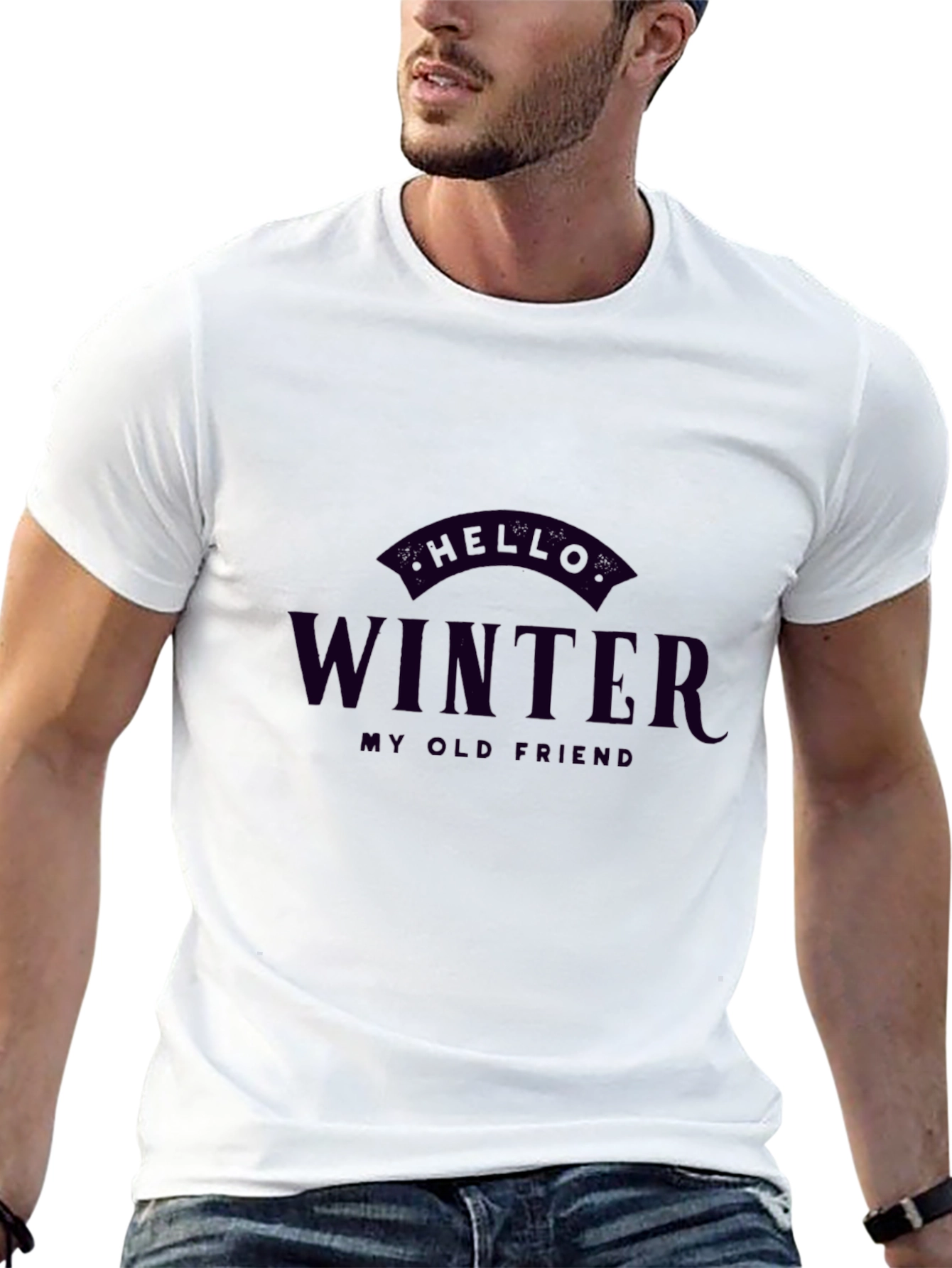Hello Winter T-Shirt - Unisex Graphic Tee
