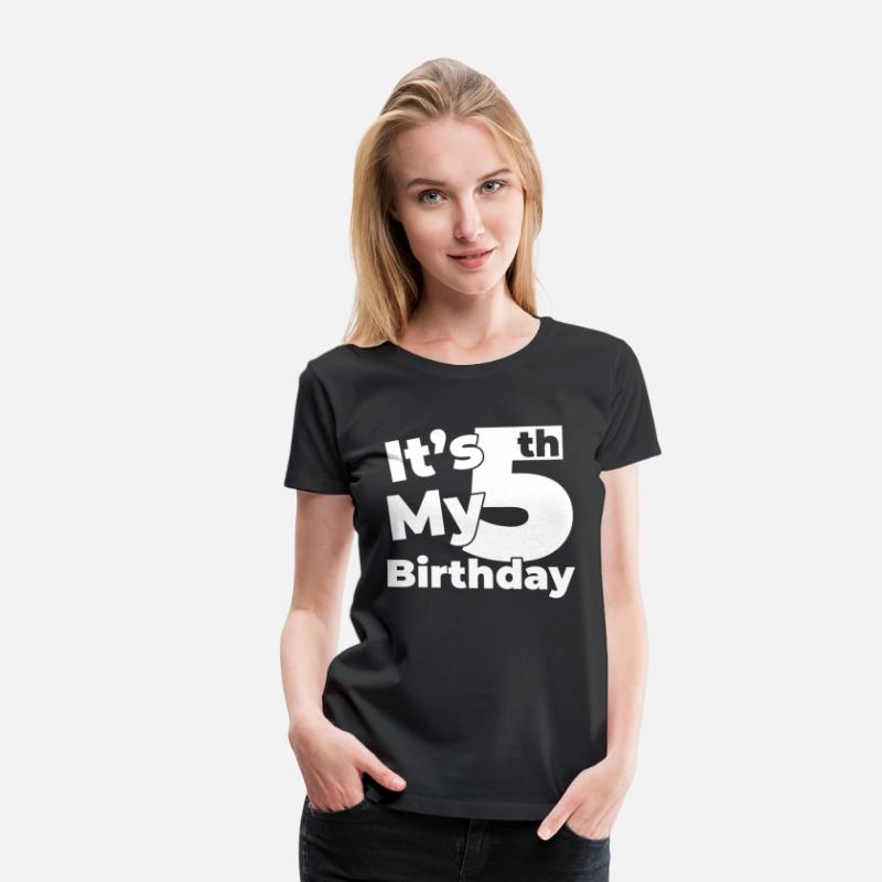 5th Birthday Shirt Its My 5th Birthday 5 Year