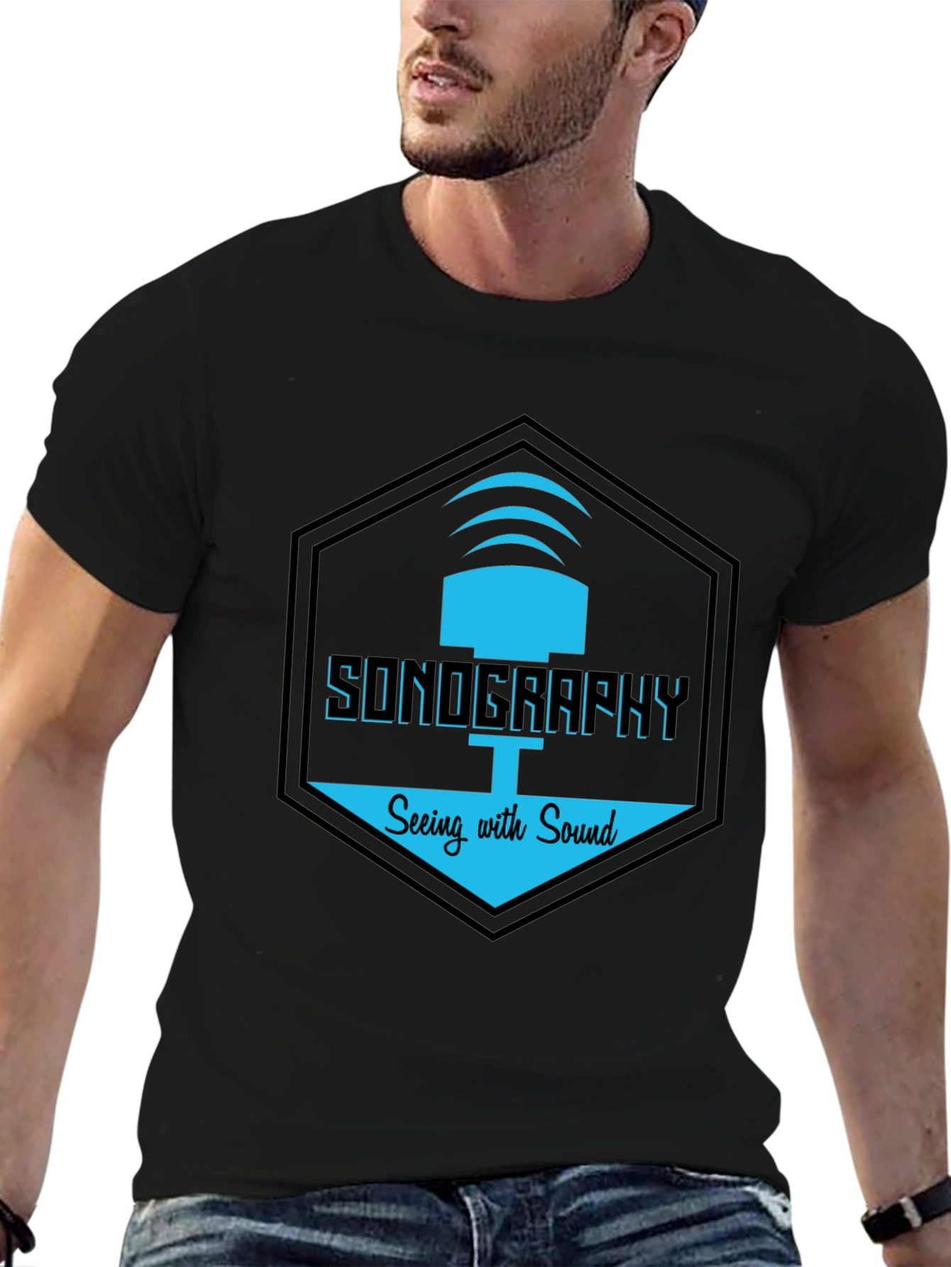 Sonography Graphic T-Shirt | Seeing with Sound Design