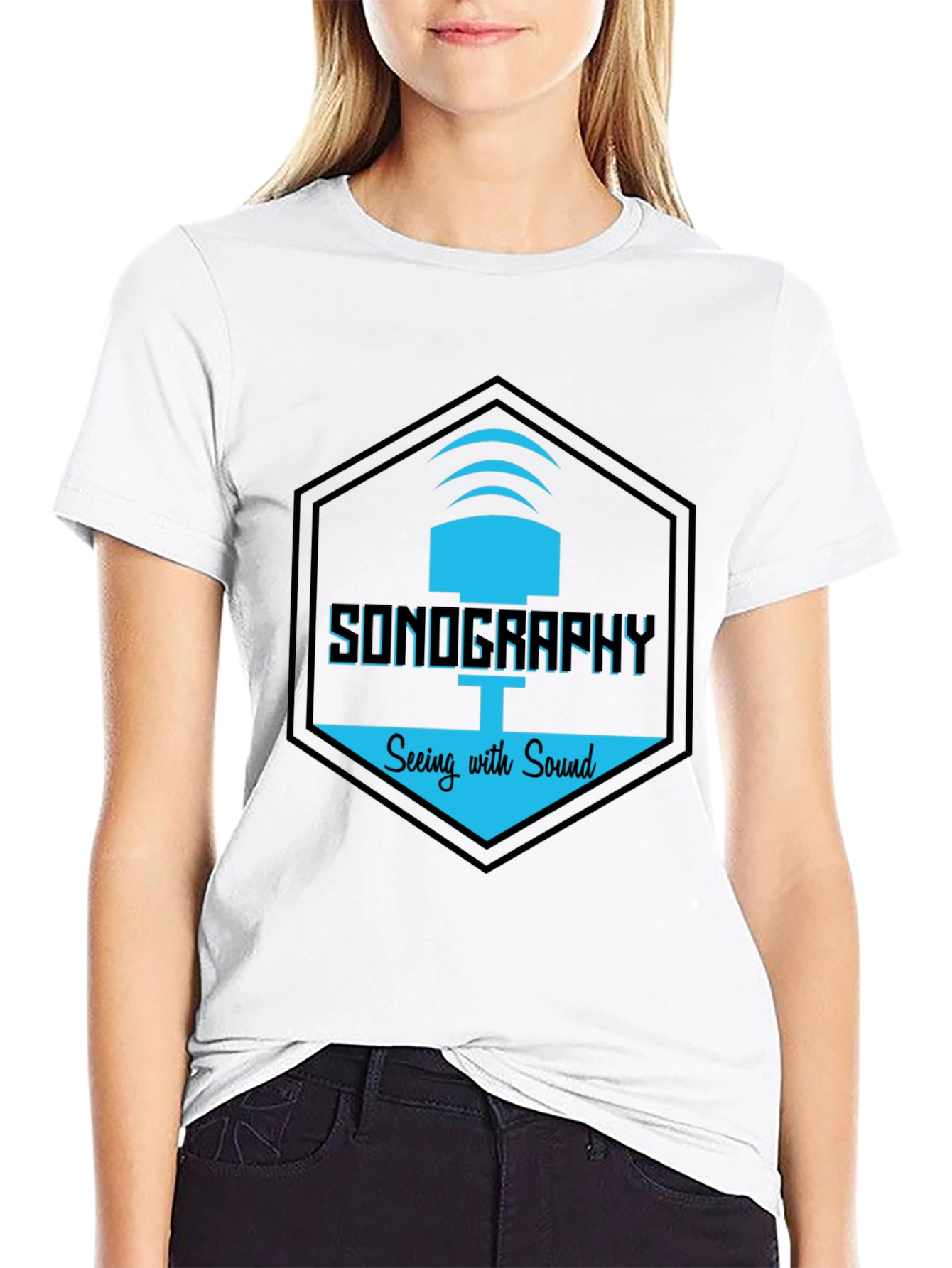 Sonography Graphic T-Shirt | Seeing with Sound Design