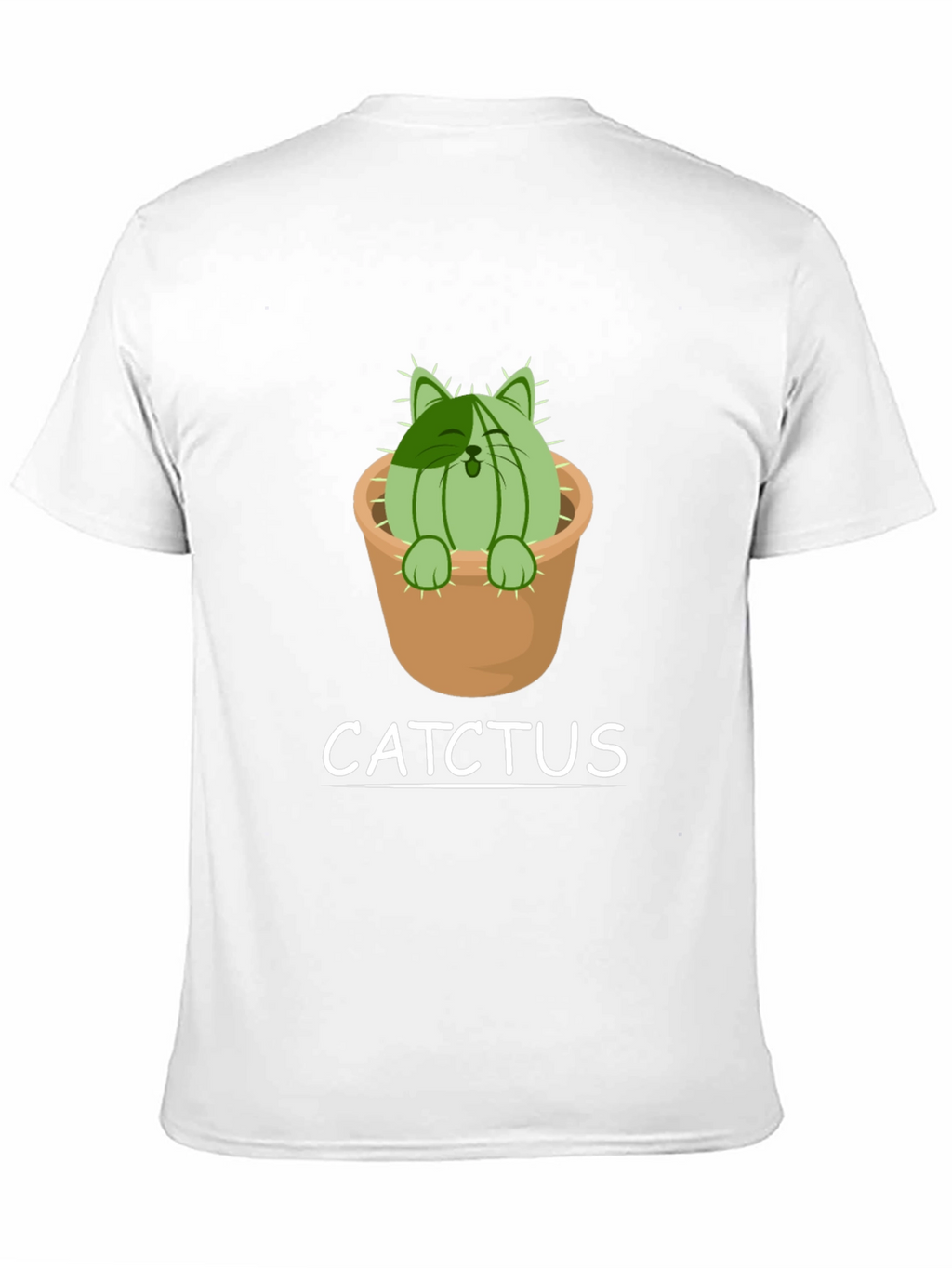 Cat Cactus T-Shirt - Catchtus Funny Tee