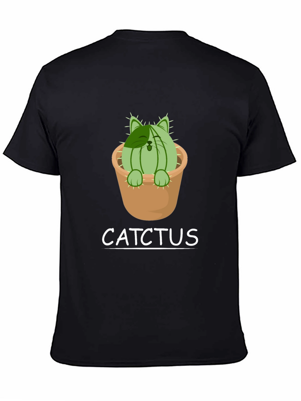 Cat Cactus T-Shirt - Catchtus Funny Tee