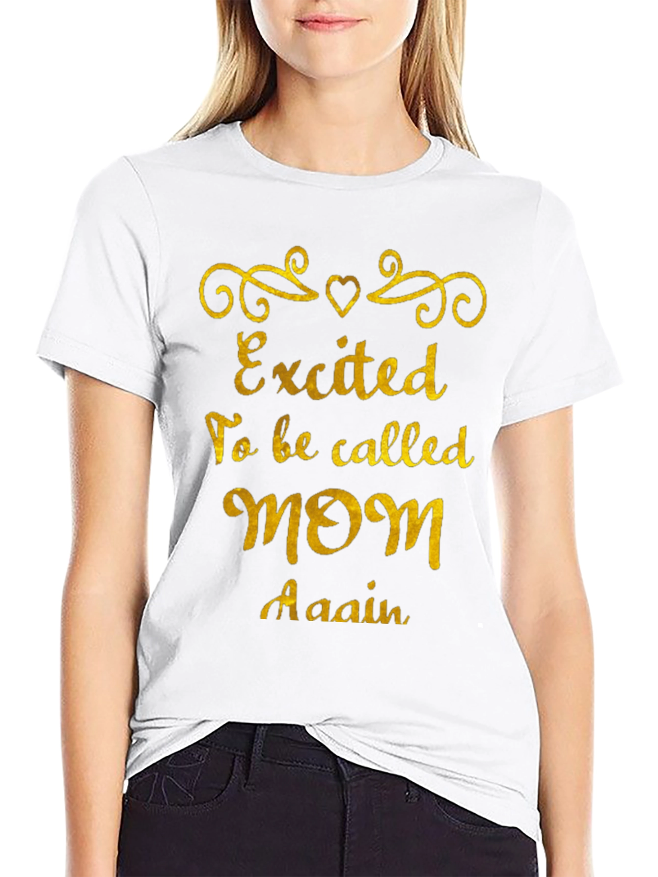 Excited To Be Called Mom Again Tee