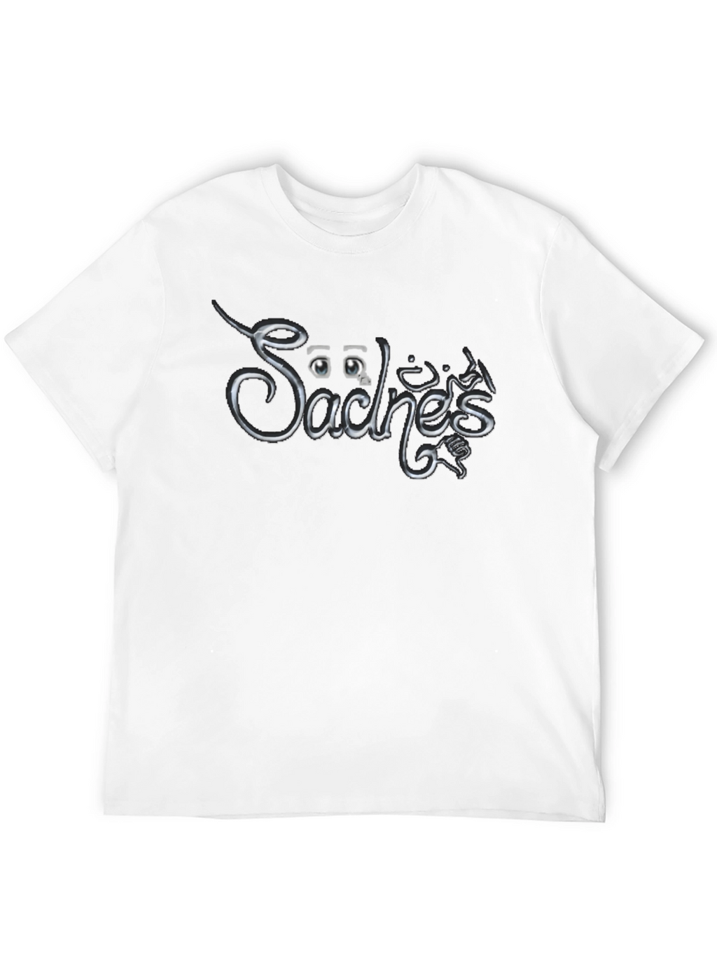 Säches Black Graphic T-Shirt