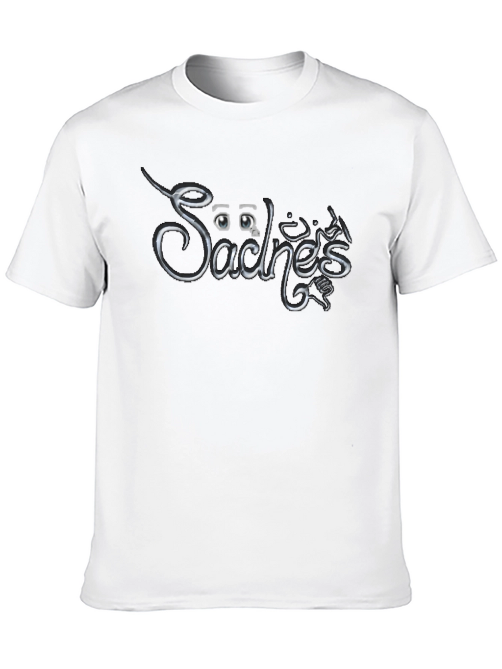 Säches Black Graphic T-Shirt
