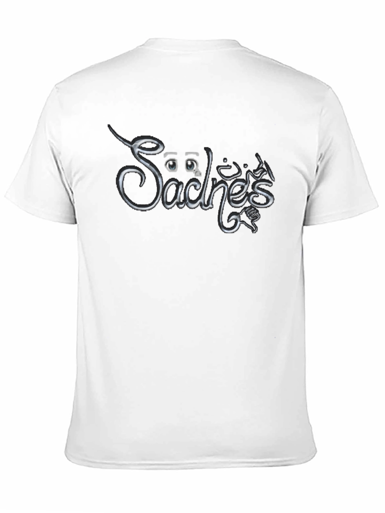 Säches Black Graphic T-Shirt