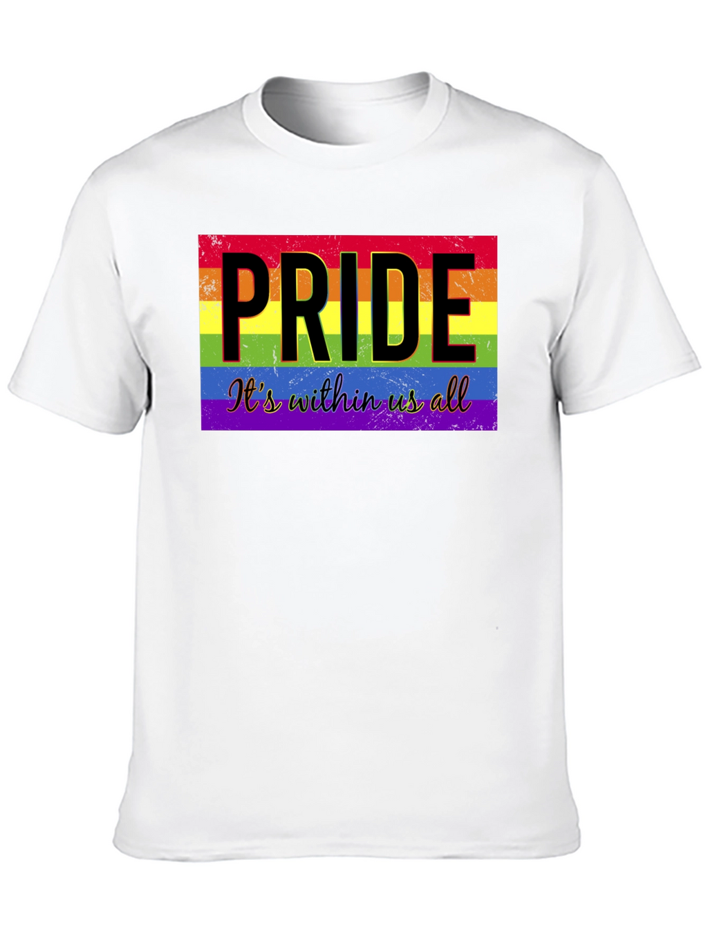 Pride Its Within Us All Black T-Shirt