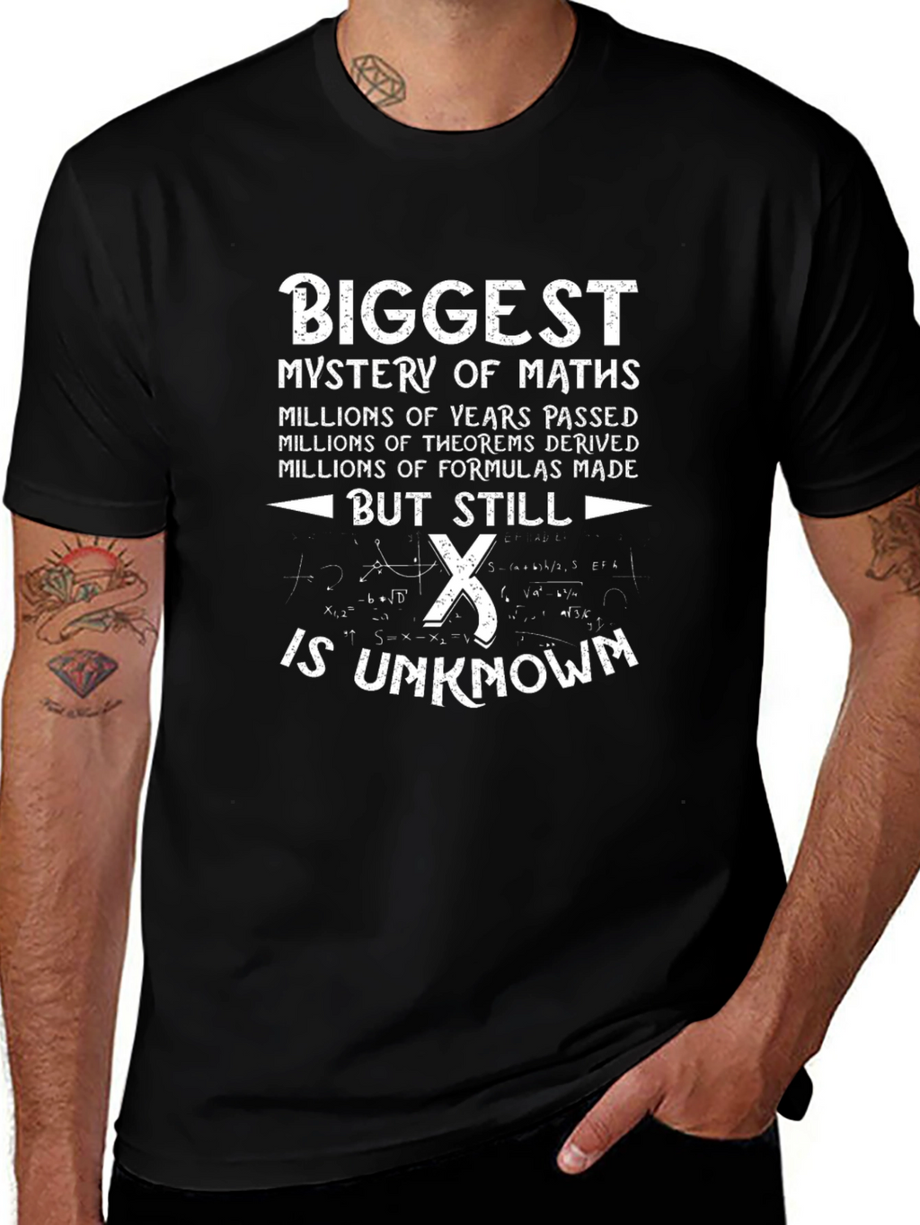 Math Mystery T-Shirt - Funny Algebra Graphic Tee